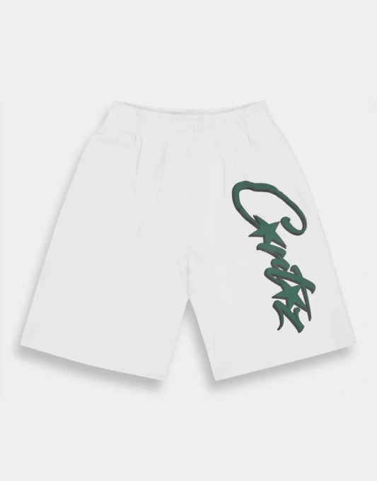 Corteiz Allstarz Shorts White/Green